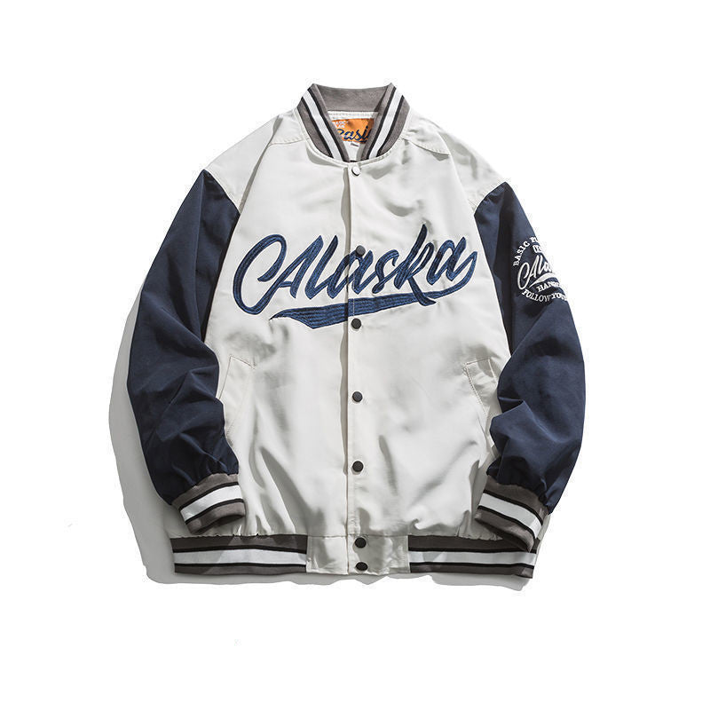 Japanische Baseballuniformjacke für Herren, locker