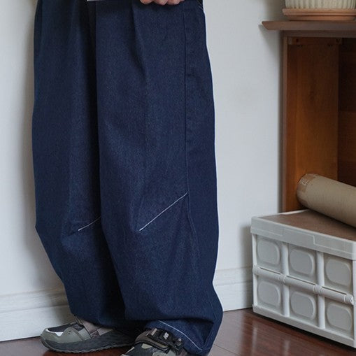 Japanische trendige Denim-Overalls für Männer und Frauen