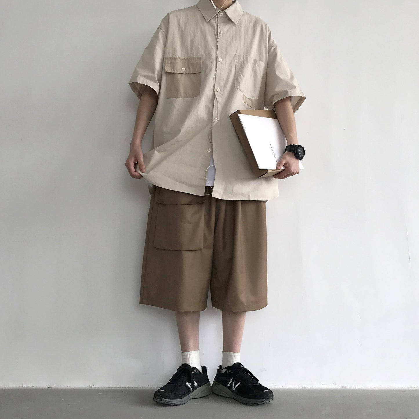 Japanische Retro einfache Casual Shorts Männer