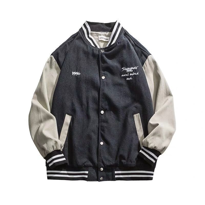 Japanische Baseballuniformjacke für Herren, locker