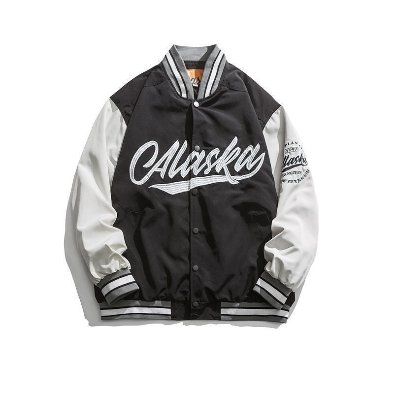Japanische Baseballuniformjacke für Herren, locker