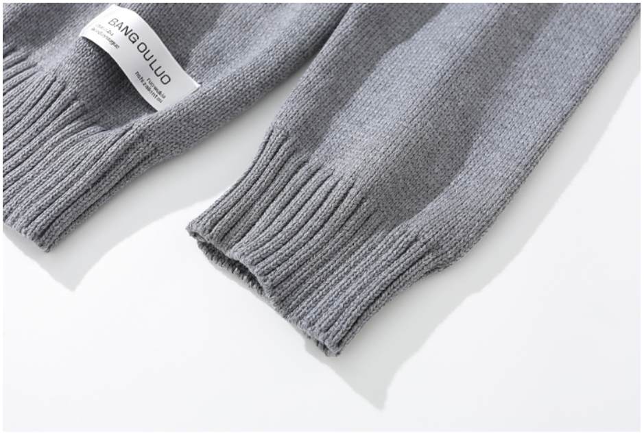 Japanischer Retro-Pullover mit Rundhalsausschnitt für Herren