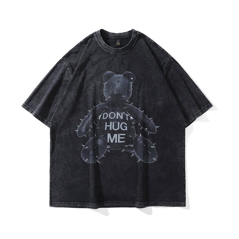 Oversized Streetwear Vintage T-Shirt Faceless Bear