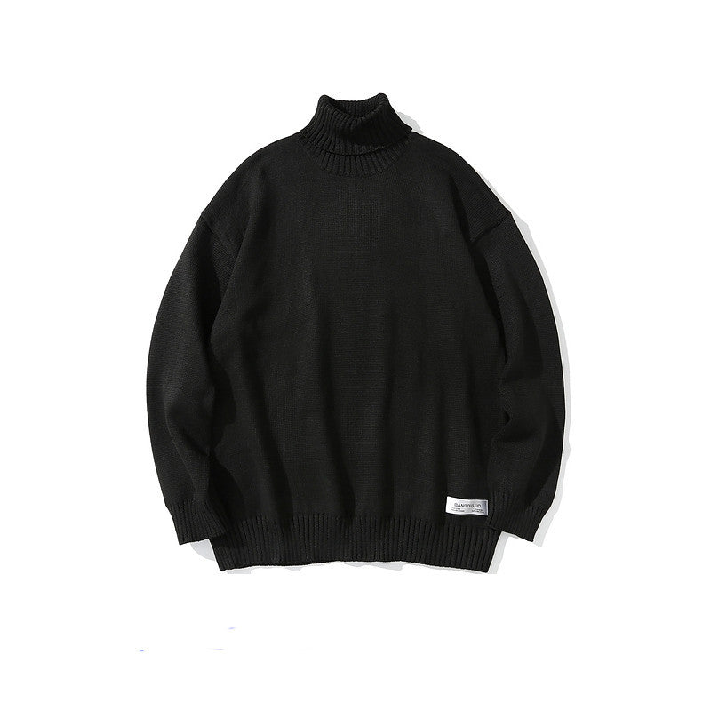 Japanischer Retro-Pullover mit Rundhalsausschnitt für Herren