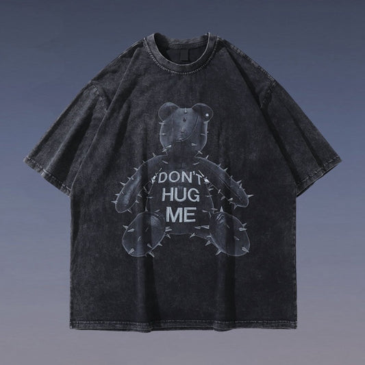 Oversized Streetwear Vintage T-Shirt Faceless Bear