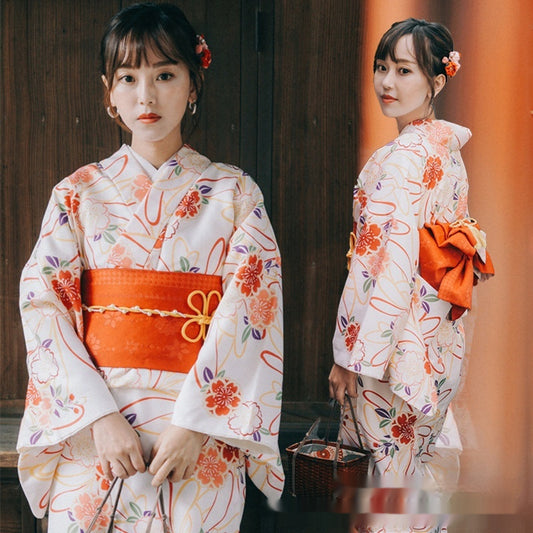 Kimono im japanischen Stil für formelle Anlässe für Damen, modifizierte rosa Kleidung, Bademantel im japanischen Stil