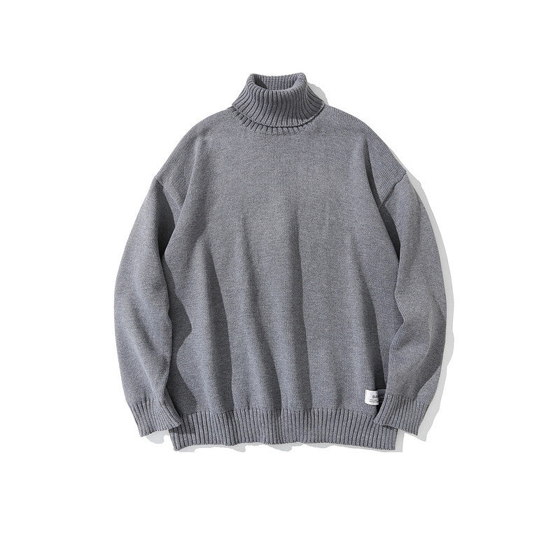 Japanischer Retro-Pullover mit Rundhalsausschnitt für Herren