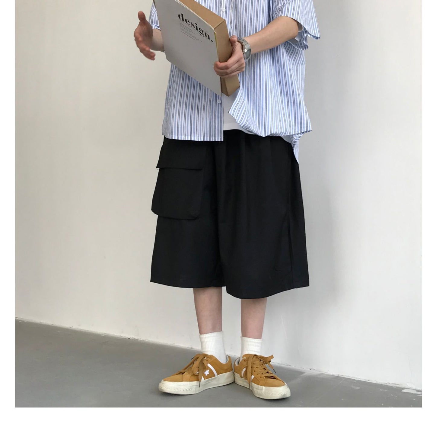 Japanische Retro einfache Casual Shorts Männer
